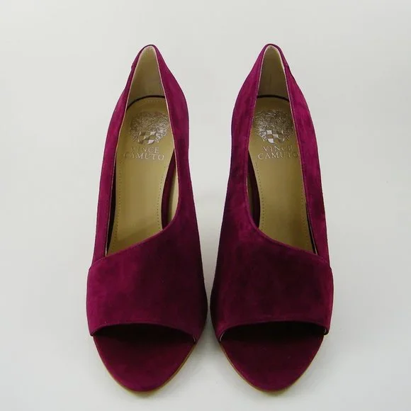 VINCE CAMUTO Women's High Heel Purple Pump Size 10 M  Suede Leather VC- Rallien - Picture 10 of 10